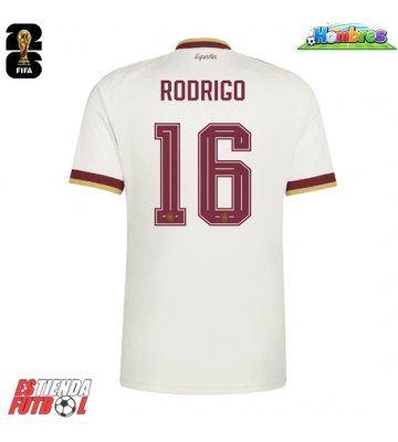 España Rodri Hernandez #16 Segunda Equipación Mundial 2026 Manga Corta